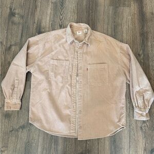 Levi's Tan Corduroy Shirt